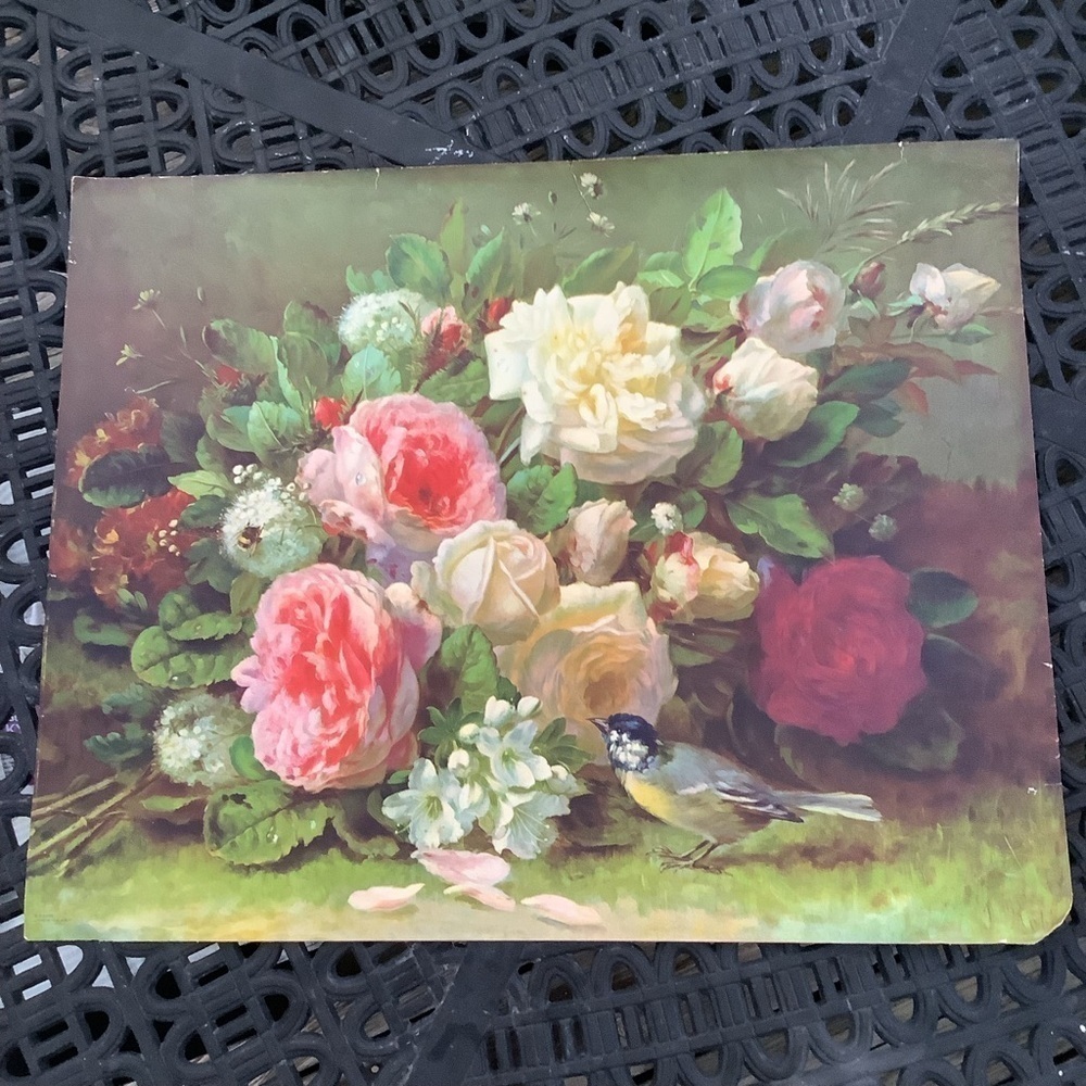 1930’s Fragrance In Bloom Jean Baptist Robie French Still Life Litho Print - Picture 2 of 12